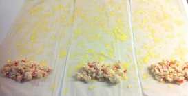 Phyllo-dough Rolls with Feta cheese and Peppers-prep1
